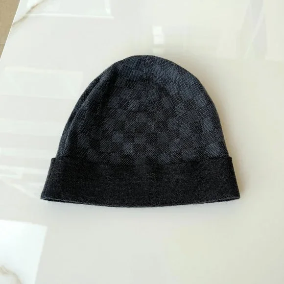 Louis Vuitton Petit Damier (Small Size) Unisex Hat NM Graphite - Picture 9 of 9